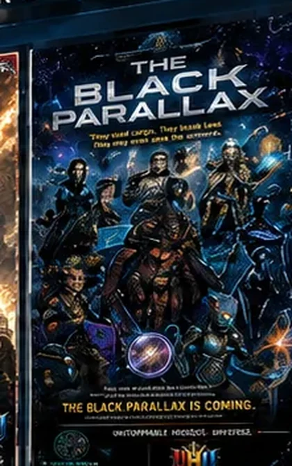 Conceptual Black Parallax display crop